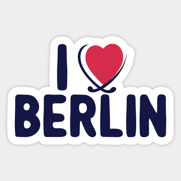 I love Berlin Sticker by Tiberiuss